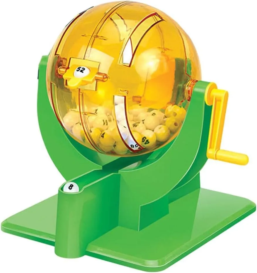 Mini Lottery Balls Machine Lotto Game Universal Sturdy with 75 Lottery Numbers