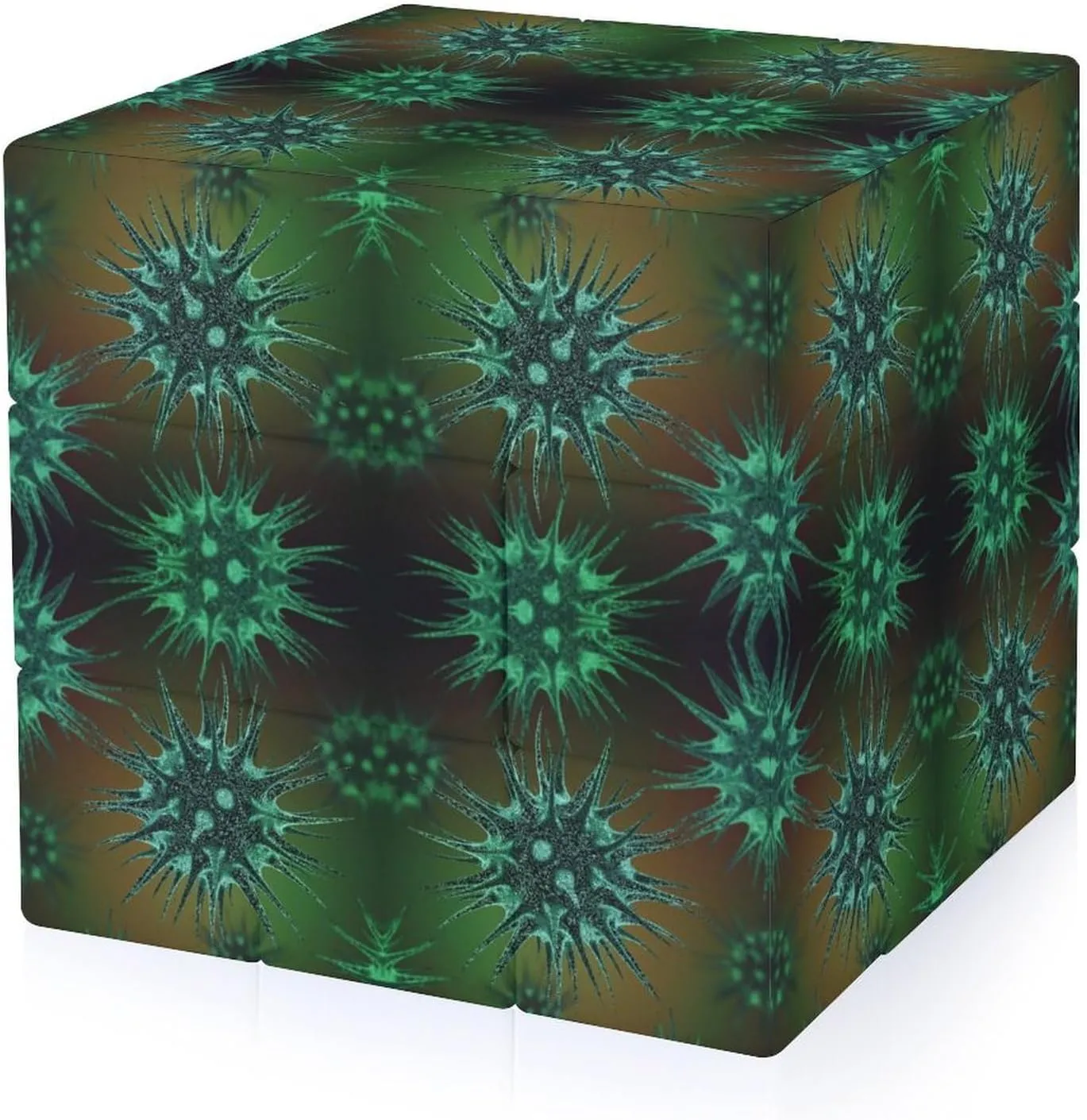 Molecules Funny 3x3x3 Cube Smooth Lightweight Puzzle for Adult Graphic Printing Travel