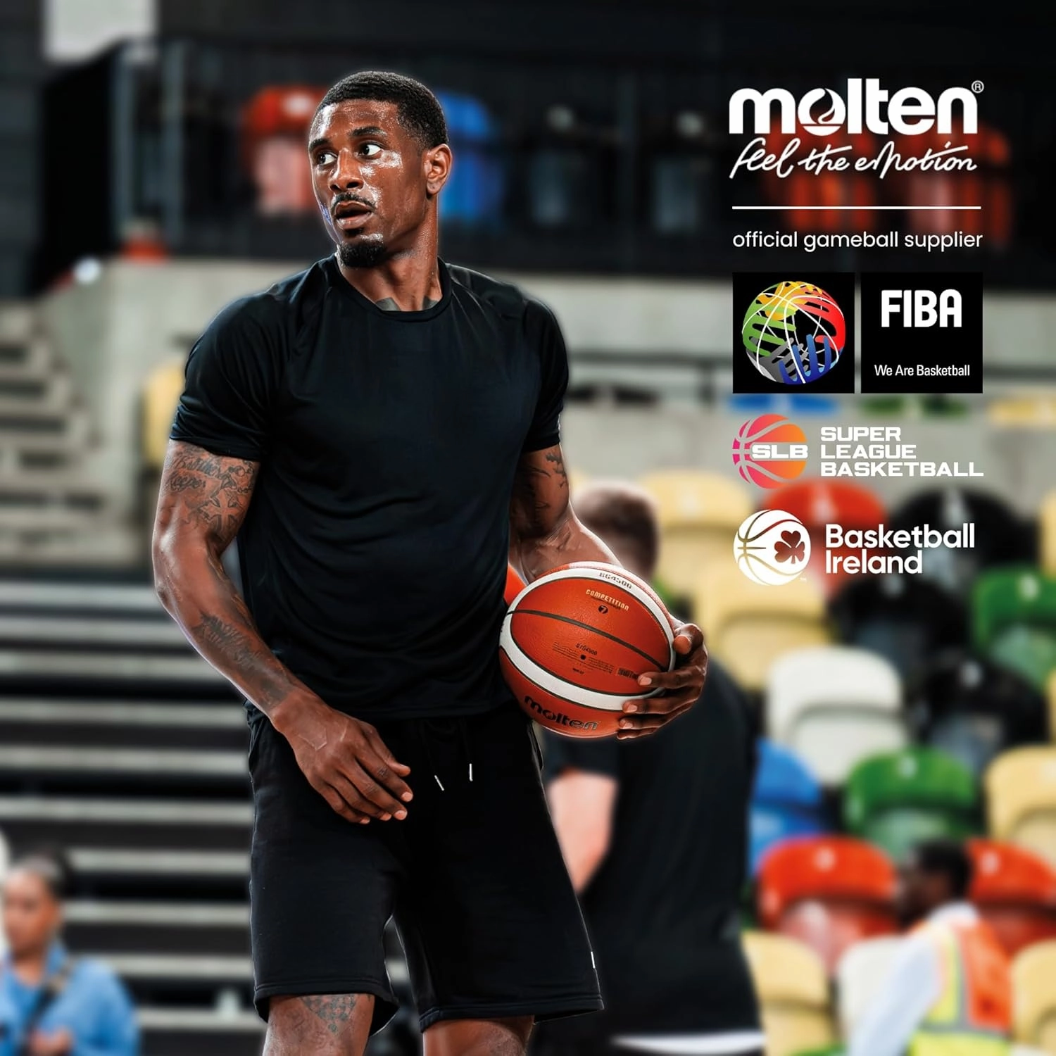 Molten Basketball, FIBA Approved, Adult Size 7, 1 Set, 1 Piece, 28.5 inches, Orange/Cream