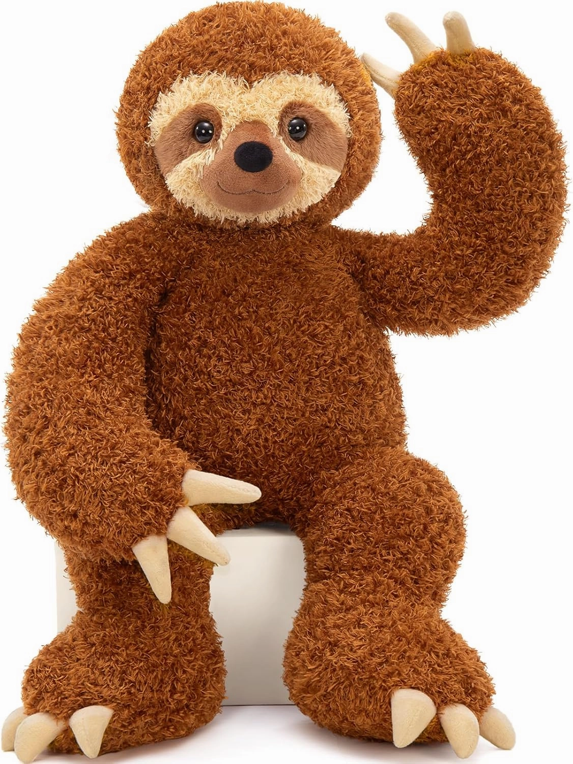 MorisMos Sloth Stuffed Animal, 18" Hanging Three Toed Sloth Plush Toy, Realistic Large Plush Gifts for Boys, Girls, Kids, 18inch