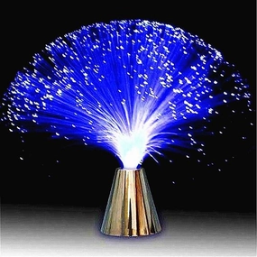 Multicolor LED Fiber Optic Light Lamp