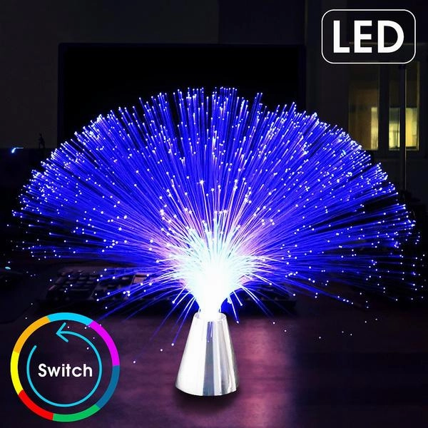 Multicolor LED Fiber Optic Light Lamp