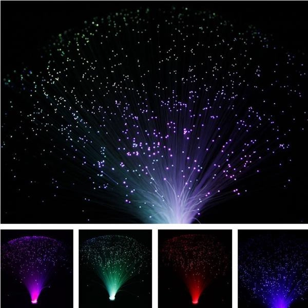Multicolor LED Fiber Optic Light Lamp
