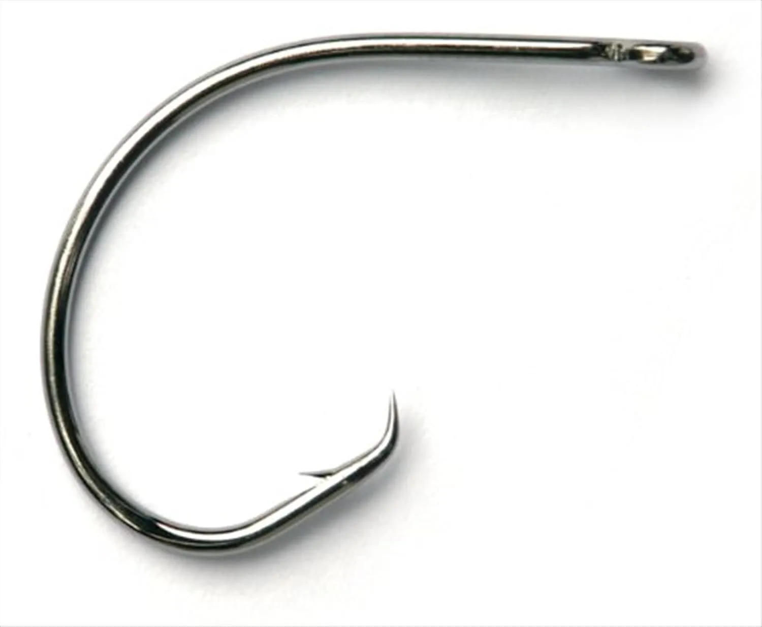 Mustad Demon Perfect® Inline Circle Hook - 1X Fine Fishing Hook, Wide Gap Circle Hook, Ideal for Saltwater & Freshwater Fishing, Original Design Big Fishing Hook, Black Nickel, 5/0, Pack of 100