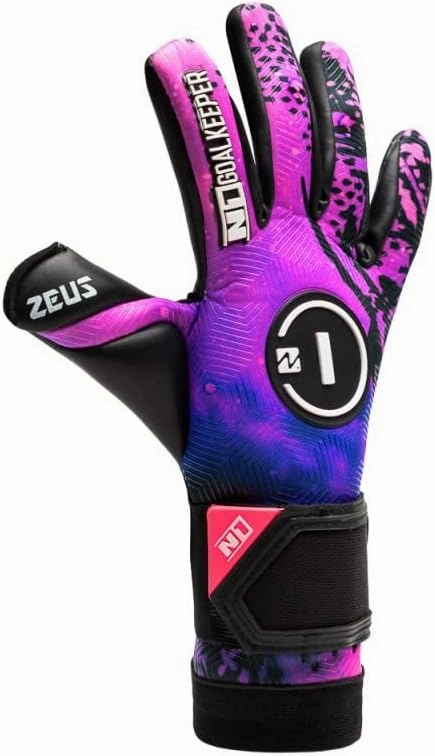 N1 Goalkeeper gloves Zeus UGT . Football Gloves Ultralight with Hybrid Roll-Negative Cut and German Latex UGT  Palm.Soccer Goalie Gloves Ultra Fitted for Adults.