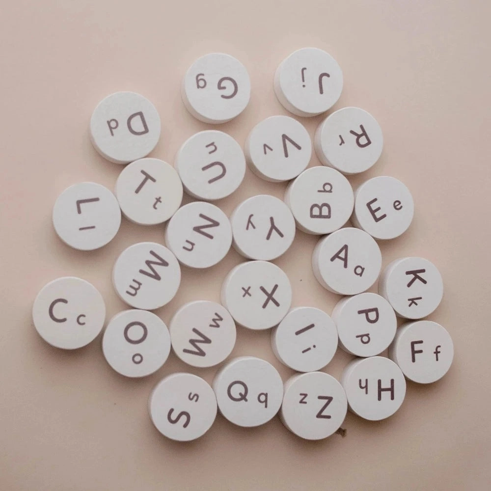 Natural Flora Alphabet Set - 26 Double Sided Pieces