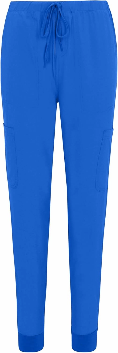 Natural Uniforms Womens Essential Cool Stretch Jogger Scrub Set with Regular and Petite Sizes