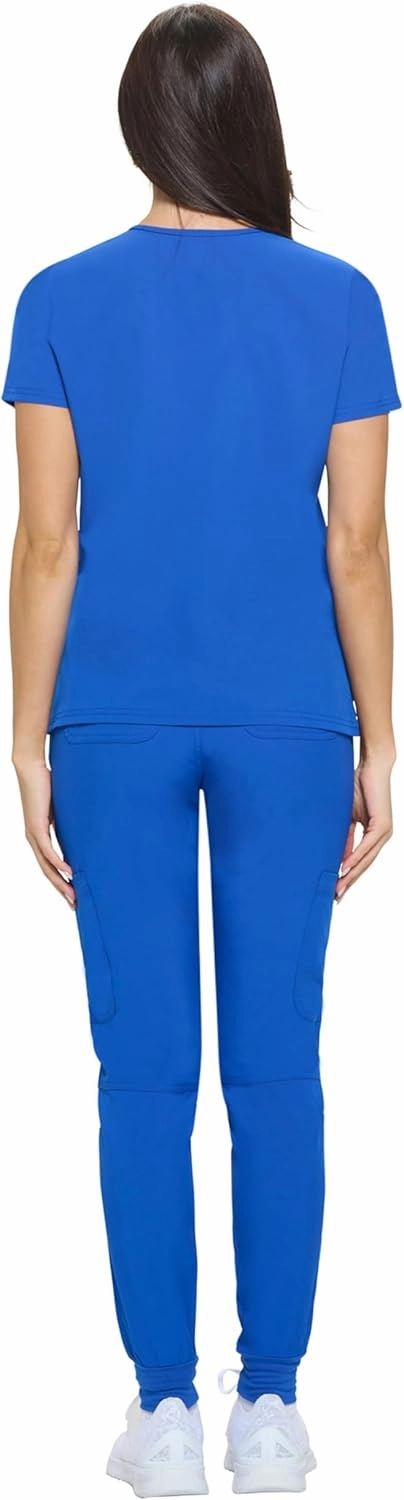 Natural Uniforms Womens Essential Cool Stretch Jogger Scrub Set with Regular and Petite Sizes