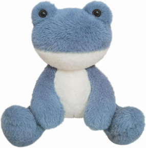 Navy Blue Plush Frog Stuffed Animal Toy, Soft Cuddly Plushie Hugger Toy for Boys & Girls, Gifts for Kids or Girlfriend, 16 Inches