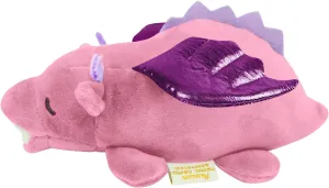 Nemu Nemu Animals - Pink Dragon Plush Toy (Extra Soft and Cozy) - Dragon Plush in Japan - Cozy Cushion - Size S 18cm