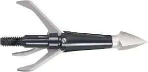 New Archery Products Shockwave 3 Blade 1 1/4" Cutting Diameter Archery Reusable Mechanical Broadhead for Bow Hunting - 3 Pack