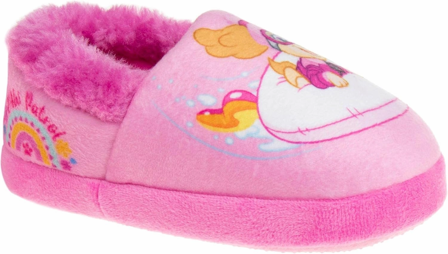 Nickelodeon Girl's Paw Patrol Plush Fuzzy Skye and Everest Slippers (Toddler/Little Kid)