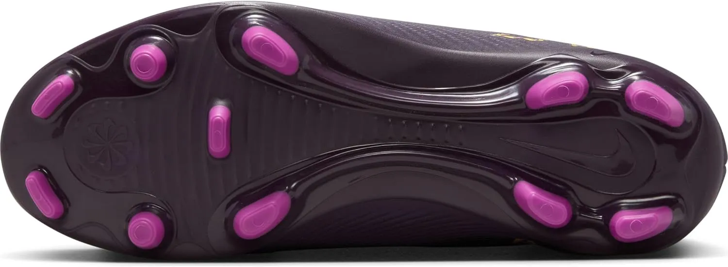 Nike Jr. Mercurial Superfly 10 Club Little/Big Kids' MG High-Top Soccer Cleats (HF6283-500, Grand Purple/Pale Ivory)