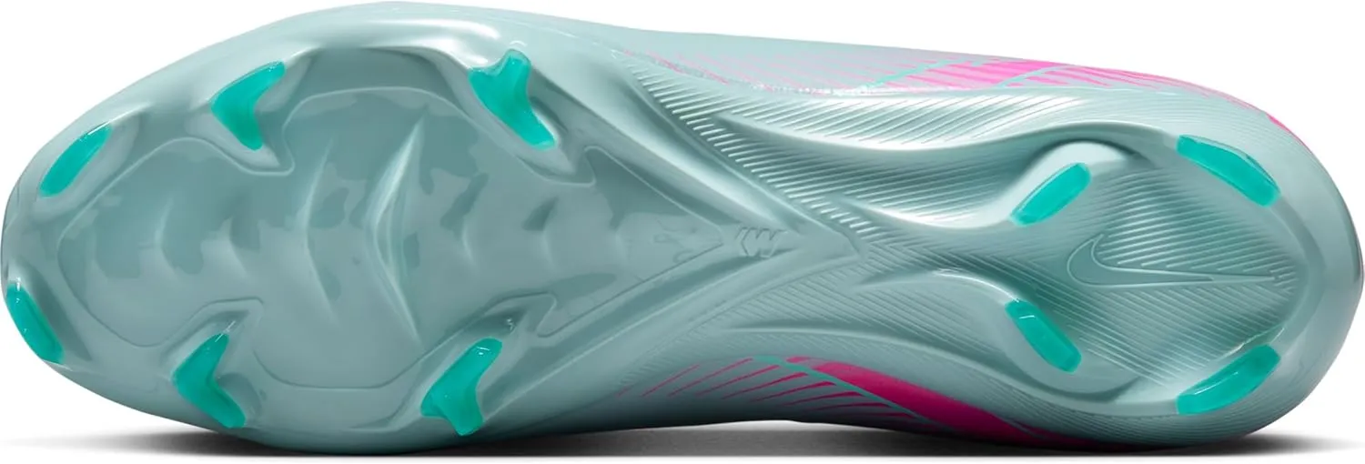 Nike Mercurial Superfly 10 Pro FG High-Top Soccer Cleats (HF9433-301, Ocean Cube/Pink Blast)