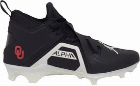 Nike Jordan Alpha Menace Pro 3 (Wide) Oklahoma Sooners PE 'Player Edition' Men's Football Cleats 'Black/White' (DH3367-004) - Size 12.5 W