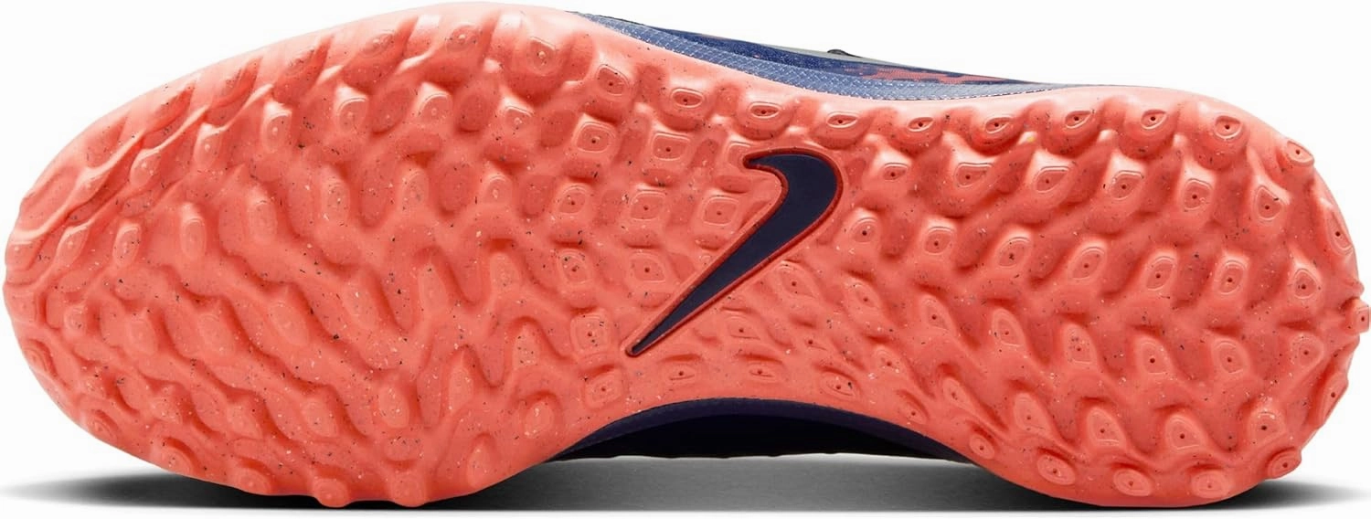 Nike Jr. Phantom GX 2 Academy Erling Haaland Big Kids' TF Low-Top Soccer Shoes (HF1608-400, Blue Void/Chrome)