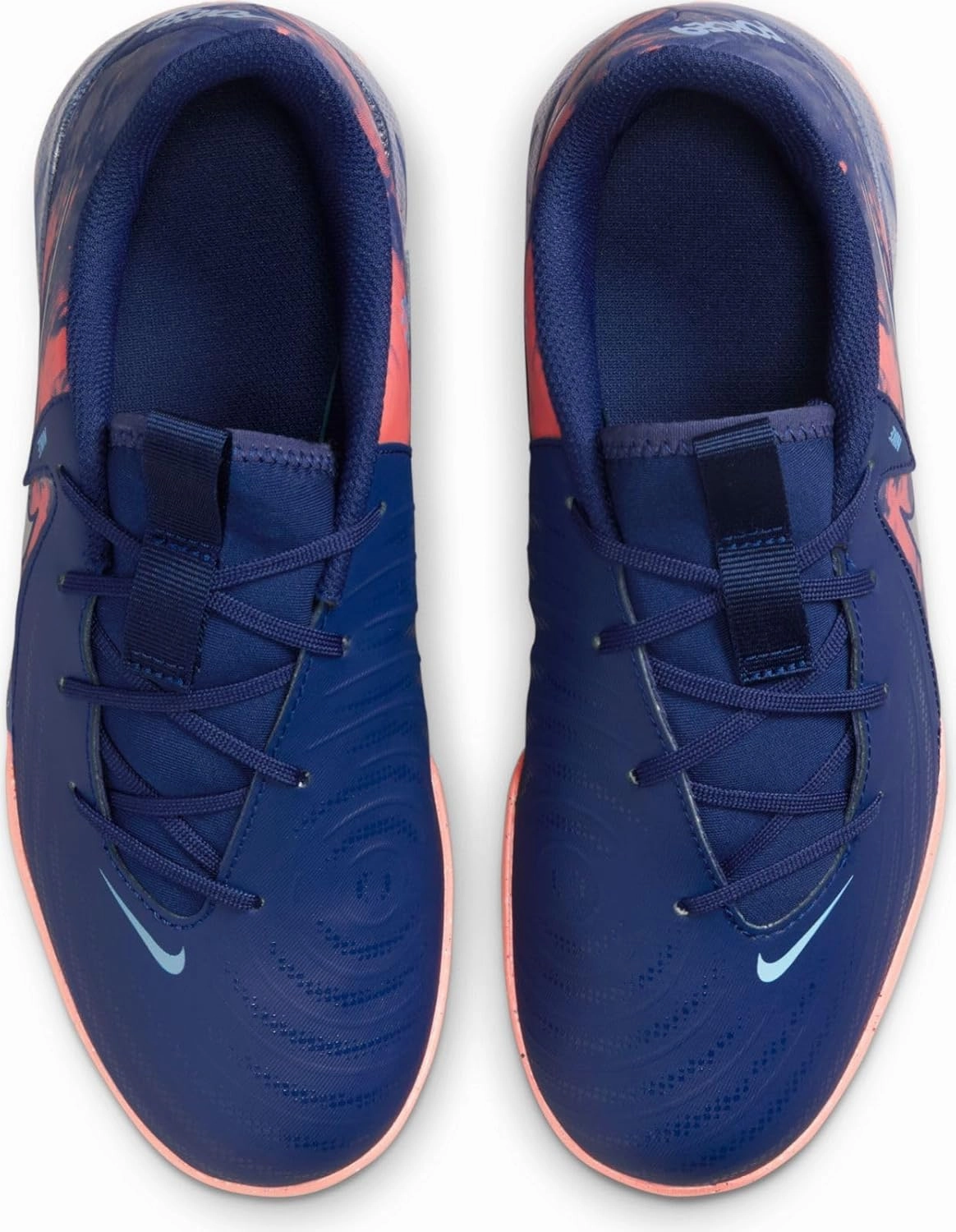 Nike Jr. Phantom GX 2 Academy Erling Haaland Big Kids' TF Low-Top Soccer Shoes (HF1608-400, Blue Void/Chrome)