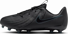 Nike Jr. Phantom GX 2 Academy Little/Big Kids' MG Low-Top Soccer Cleats (FD6722-002, Black/Deep Jungle/Black) Size 4