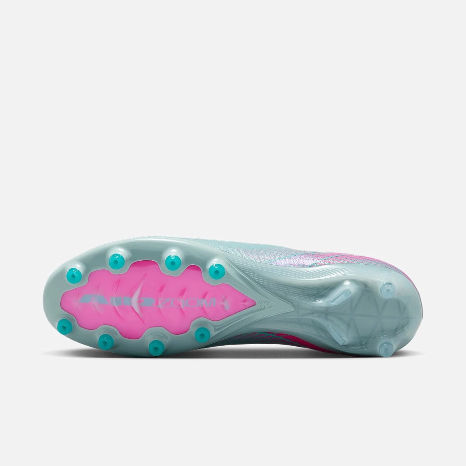 Nike Mercurial Vapor 16 Elite AG-Pro Low-Top Soccer Cleats (FQ8693-301, Ocean Cube/Pink Blast)