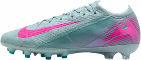 Nike Mercurial Vapor 16 Elite AG-Pro Low-Top Soccer Cleats (FQ8693-301, Ocean Cube/Pink Blast)