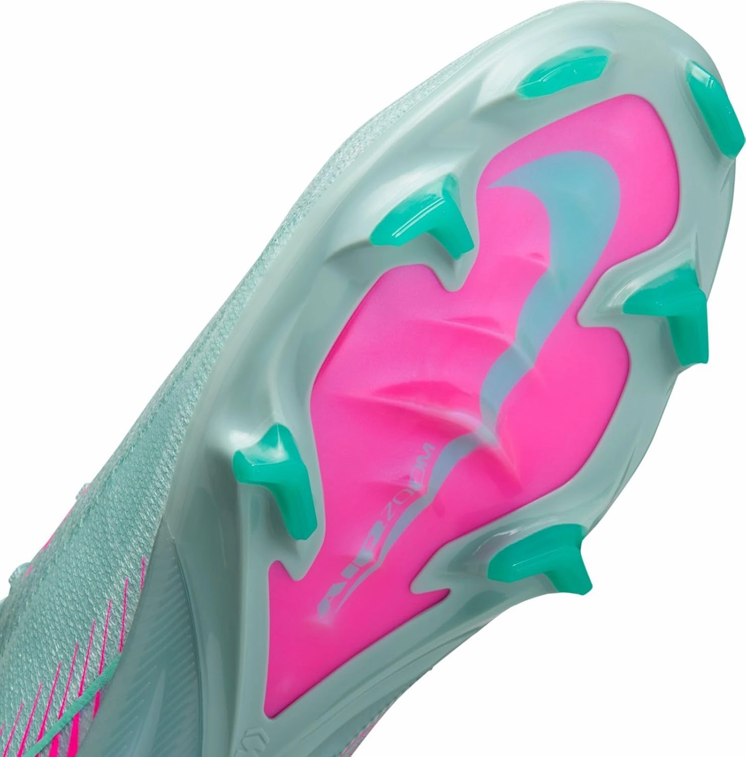 Nike Mercurial Vapor 16 Elite FG Low-Top Soccer Cleats (FQ1457-301, Ocean Cube/Pink Blast)