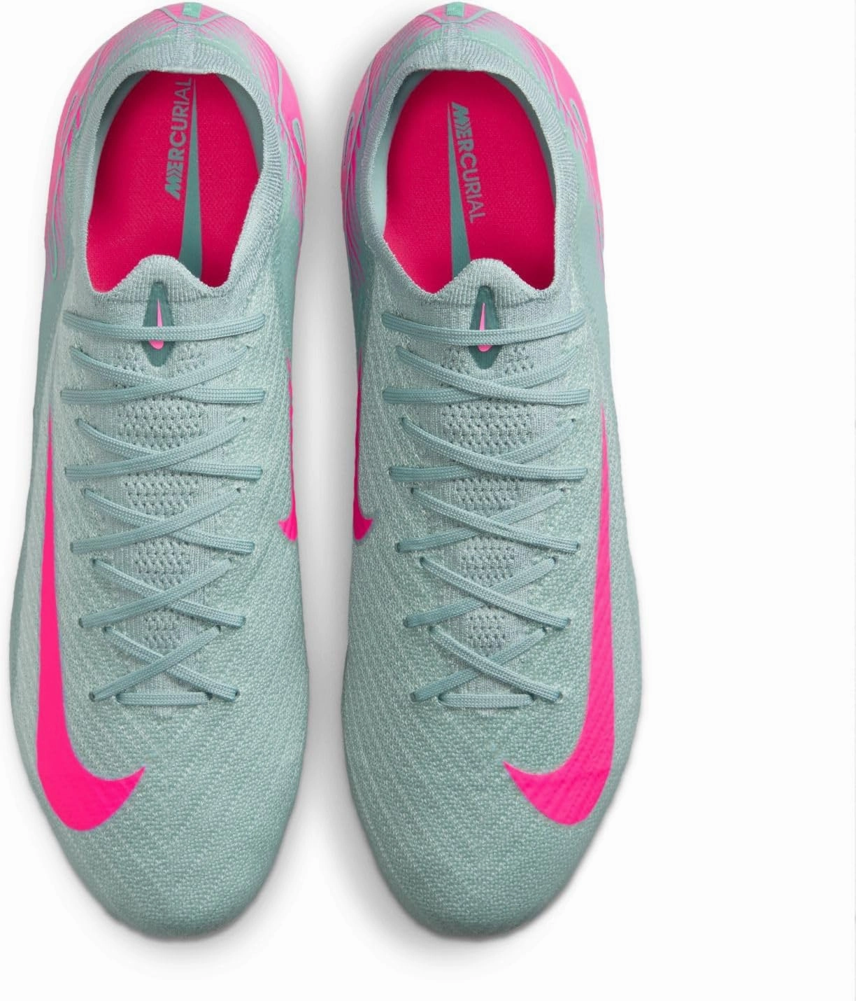 Nike Mercurial Vapor 16 Elite FG Low-Top Soccer Cleats (FQ1457-301, Ocean Cube/Pink Blast)