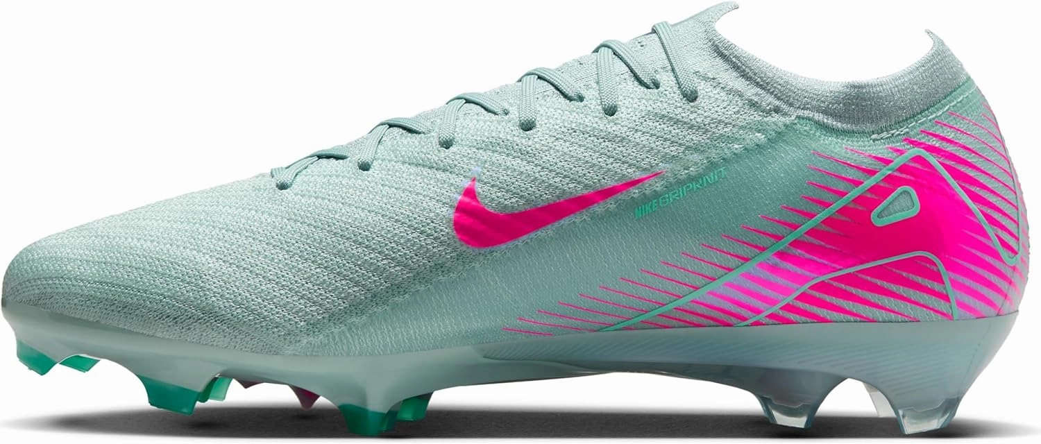 Nike Mercurial Vapor 16 Elite FG Low-Top Soccer Cleats (FQ1457-301, Ocean Cube/Pink Blast)