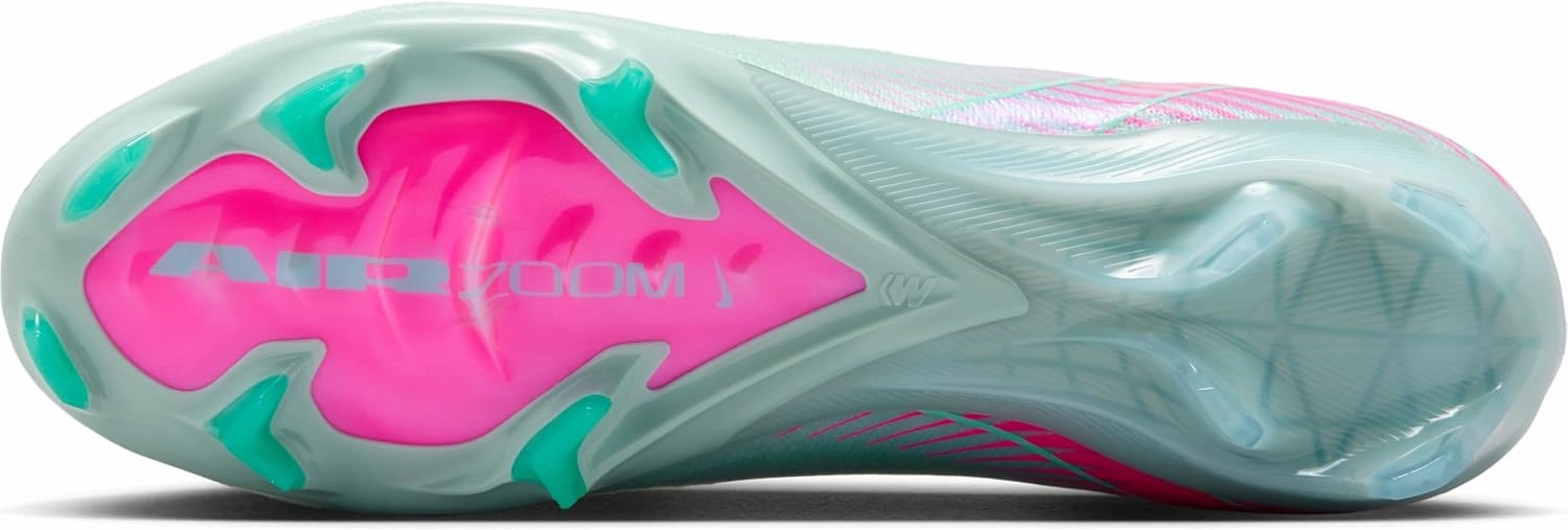 Nike Mercurial Vapor 16 Elite FG Low-Top Soccer Cleats (FQ1457-301, Ocean Cube/Pink Blast)