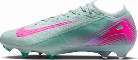 Nike Mercurial Vapor 16 Elite FG Low-Top Soccer Cleats (FQ1457-301, Ocean Cube/Pink Blast)