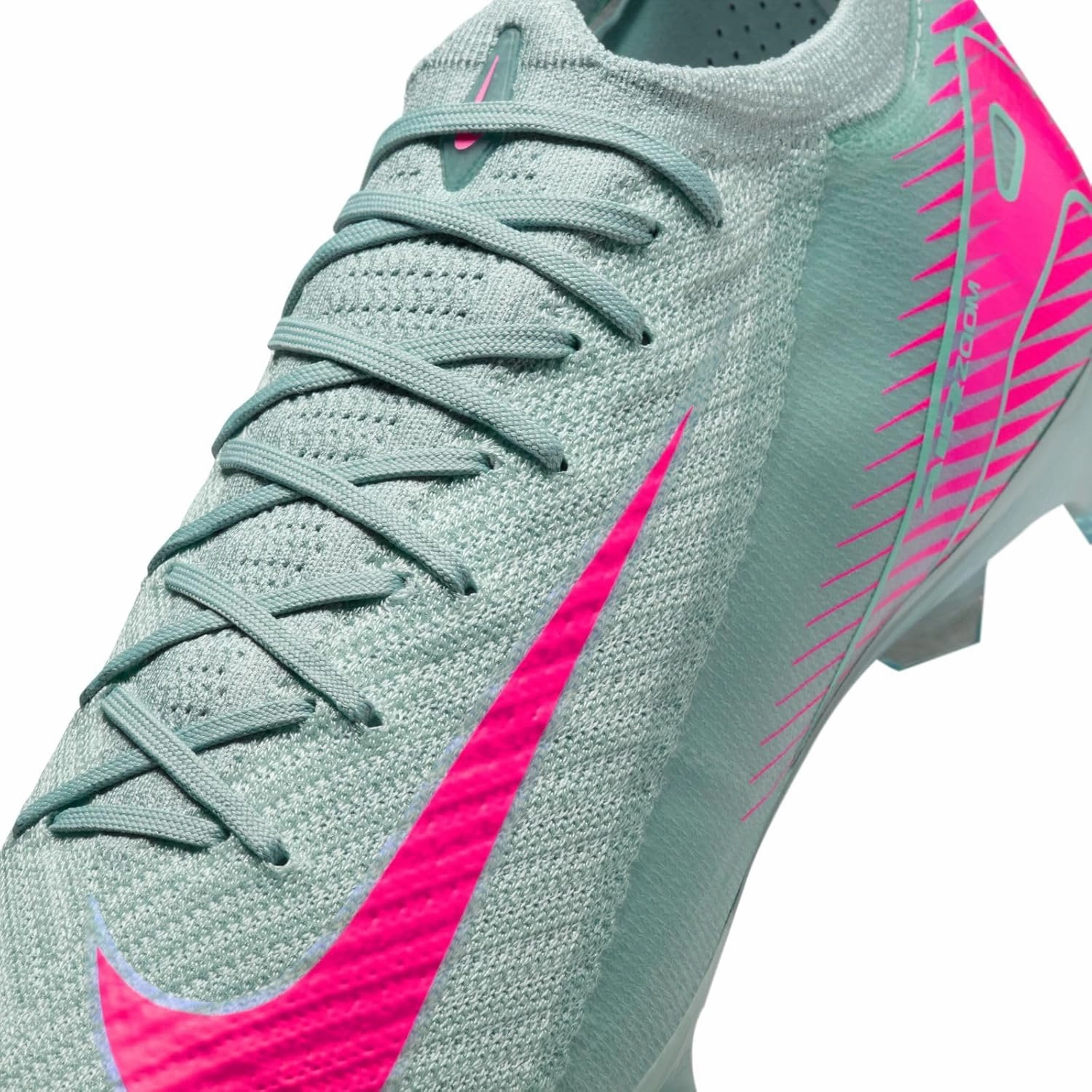 Nike Mercurial Vapor 16 Elite FG Low-Top Soccer Cleats (FQ1457-301, Ocean Cube/Pink Blast)
