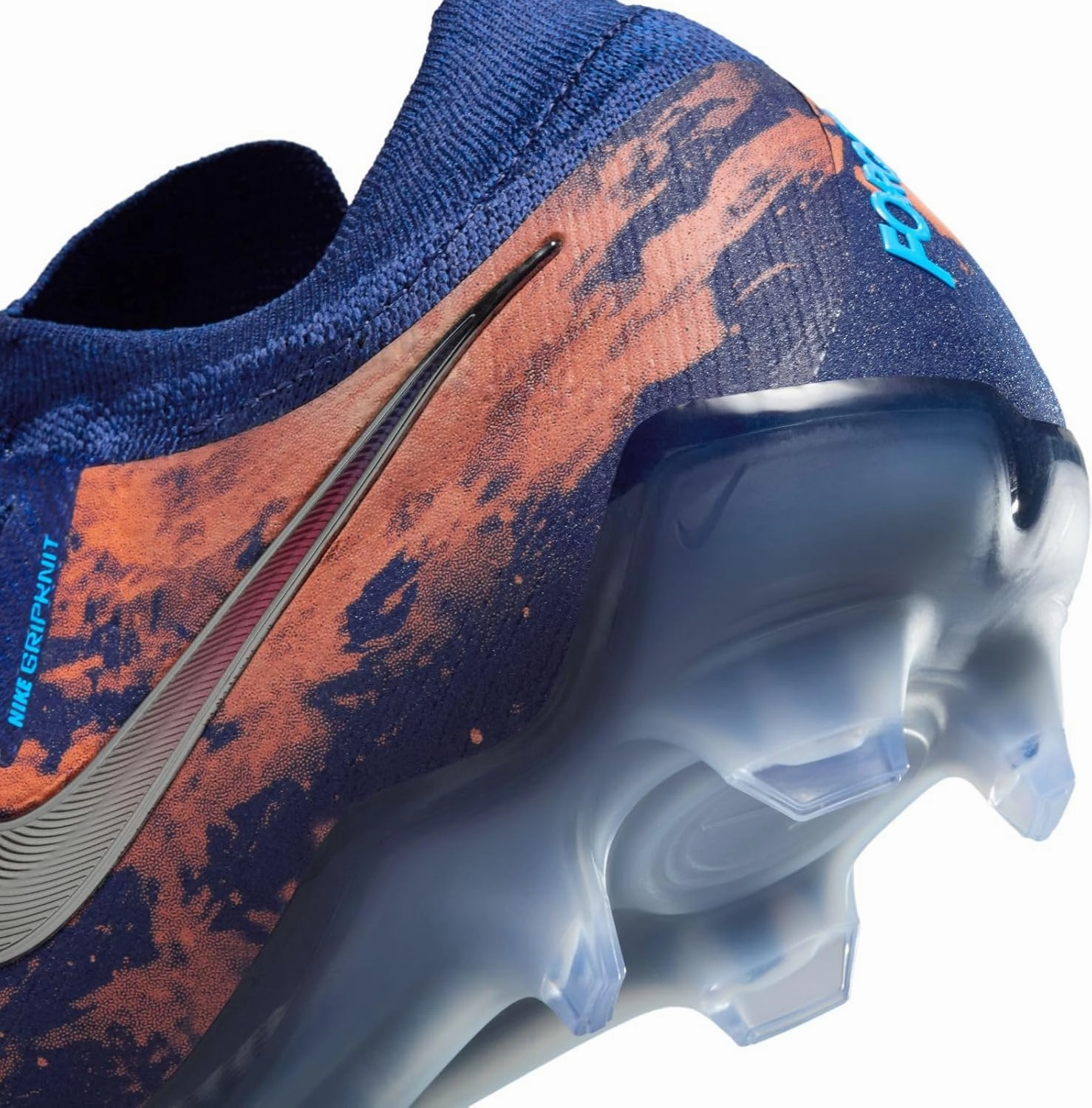 Nike Phantom GX 2 Elite Erling Haaland FG Low-Top Soccer Cleats (HF6361-400, Blue Void/Chrome)