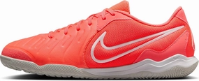 Nike Tiempo Legend 10 Academy Indoor/Court Low-Top Soccer Shoes (DV4341-800, Hot Lava/White)