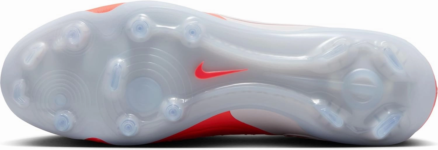 Nike Tiempo Legend 10 Elite Firm-Ground Low-Top Soccer Cleats (DV4328-800, Hot Lava/White)