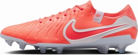 Nike Tiempo Legend 10 Elite Firm-Ground Low-Top Soccer Cleats (DV4328-800, Hot Lava/White)