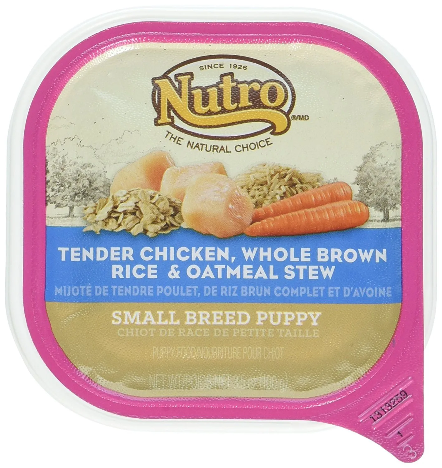 Nutro Core Wet Dog Nutro Puppy Grain Free Wet Dog Food Bites In Gravy Tender Chicken, Sweet Potato & Pea Recipe, 3.5 Oz. Tray, 3.5 Oz