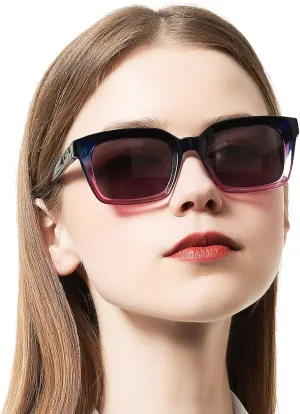 OCCI CHIARI Bifocal Reading Sunglasses UV400 Protection Readers for Women Comfortable Stylish Reading glasses 1.0 1.5 2.0 2.5 3.0 3.5 4.0(1.0x Purple)