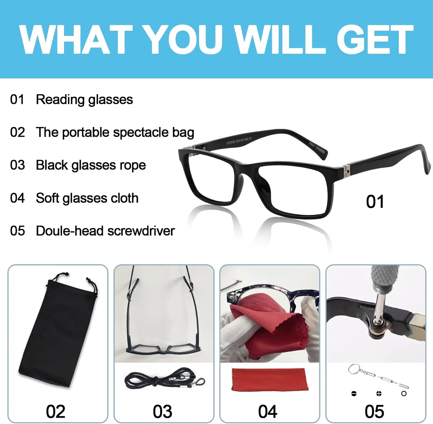 OCCI CHIARI Photochromic Bifocal Reading Glasses for Mens,Square Transition UV Protection Sunglasses Readers