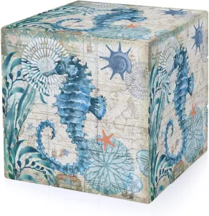 Old Ocean Sea Horse Adults 3x3x3 Color-Matching Smooth Fully Printed Cube Gift