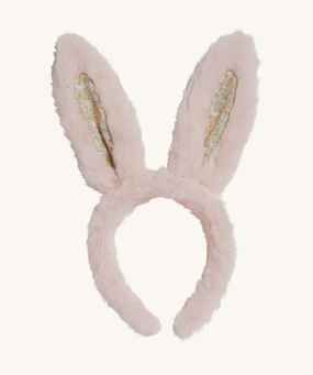 Olli Ella Fluffle Bunny Ear Headband - Pink
