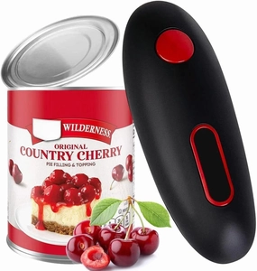 One Touch Electric Can Opener, Smooth Edge Can Openers, Suitable for All Can Sizes, Hands Free, Battery Operated, Best Kitchen Gadgets Electric Can Openers for Seniors with Arthritis