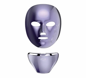 OPERA MILUX LED Mask Full Set for Face and Neck Skin Care, Violet Color, 2 Wavelengths 110-240v