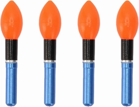 OUKENS 4pcs Bobber Light Glow Sticks, Reusable Bulb Type Electronic Fishing Floats Light Stick Underwater Fishing Light for Night Fishing,Fish Tools (red)