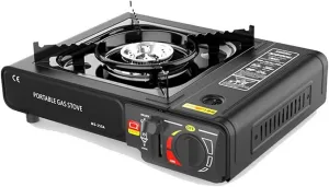 Outdoor furnace Cassette Stove Portable Gases Butanes Stove 2.9KW with Piezo Ignition for Outdoor Cooking Camping Pincnic Backpacking Hiking Barbecue