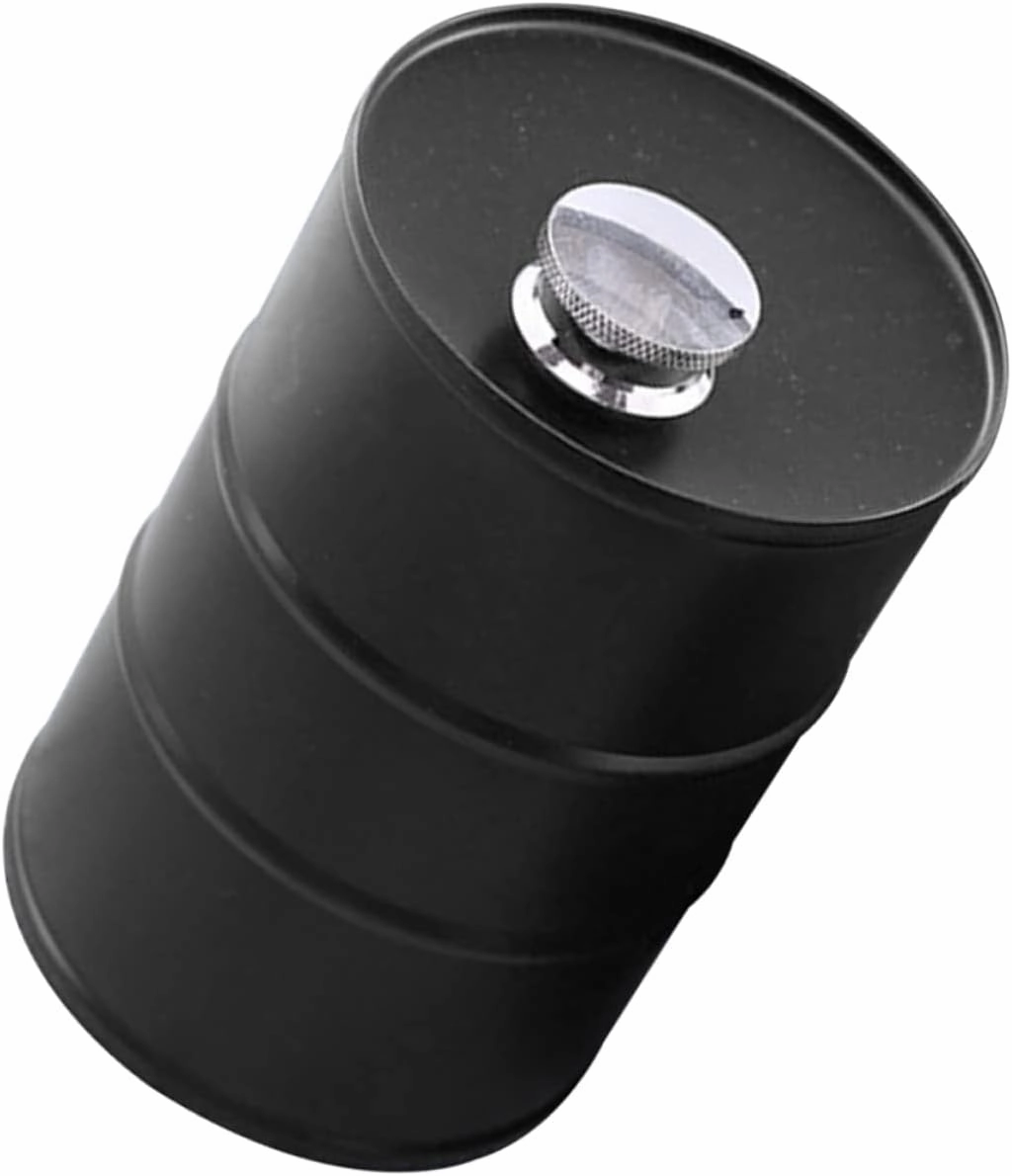 Outdoor Camping Stainless Steel Liquor Flask Leak Wine Container Gasoline Can Shape for Hiking Fishing and Boating Activities