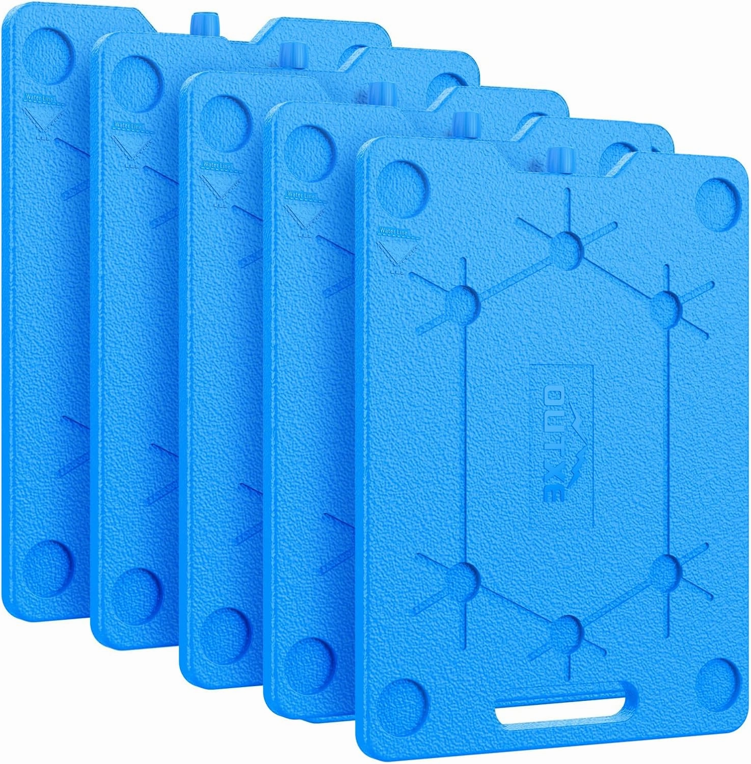 OUTXE Ice Packs for Coolers - Large- 10 x 13 Inch, Space Saving - Reusable, Long Lasting, Cold Freezer Packs for Coolers&Totes to Keep Food Fresh