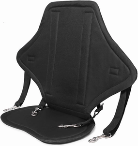 Padded Kayak Seat, Fishing Boat Seat with Back Support, Nylon Adjustable Paddle Board/Canoe with Snap Hooks & Storage Bag for Summer Canoe Universals Sit