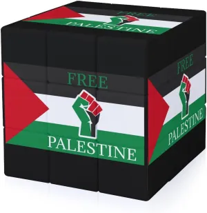 Palestinian Free Palestine Adults 3x3x3 Color-Matching Smooth Fully Printed Cube Gift
