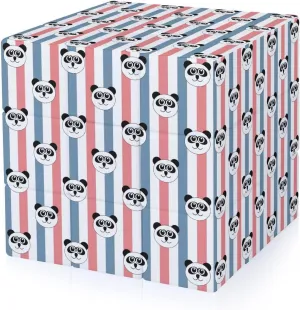 Pandas Head Adults 3x3x3 Color-Matching Smooth Fully Printed Cube Gift