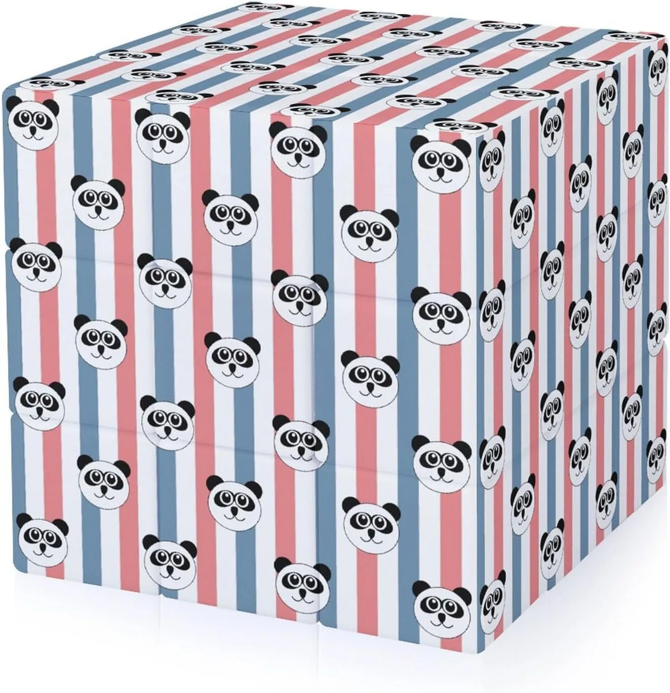 Pandas Head Adults 3x3x3 Color-Matching Smooth Fully Printed Cube Gift