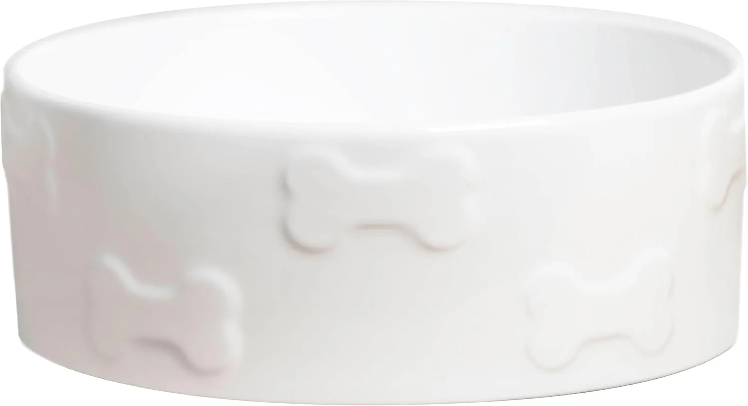 Park Life Designs Pet Bowl | Manor (Large, White)